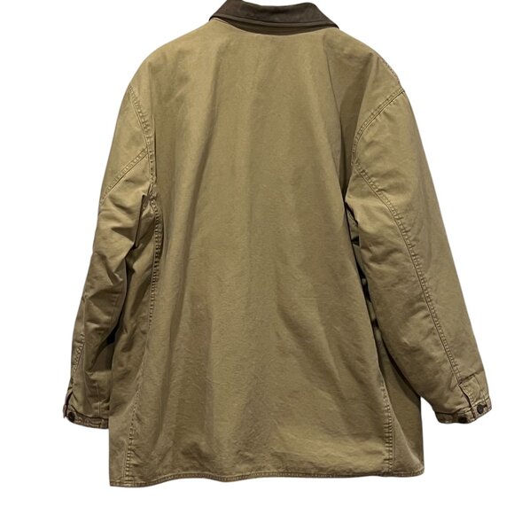 Woolrich Canvas Fleece Lined Chore Jacket Dark Wheat, XXL - Picture 4 of 11